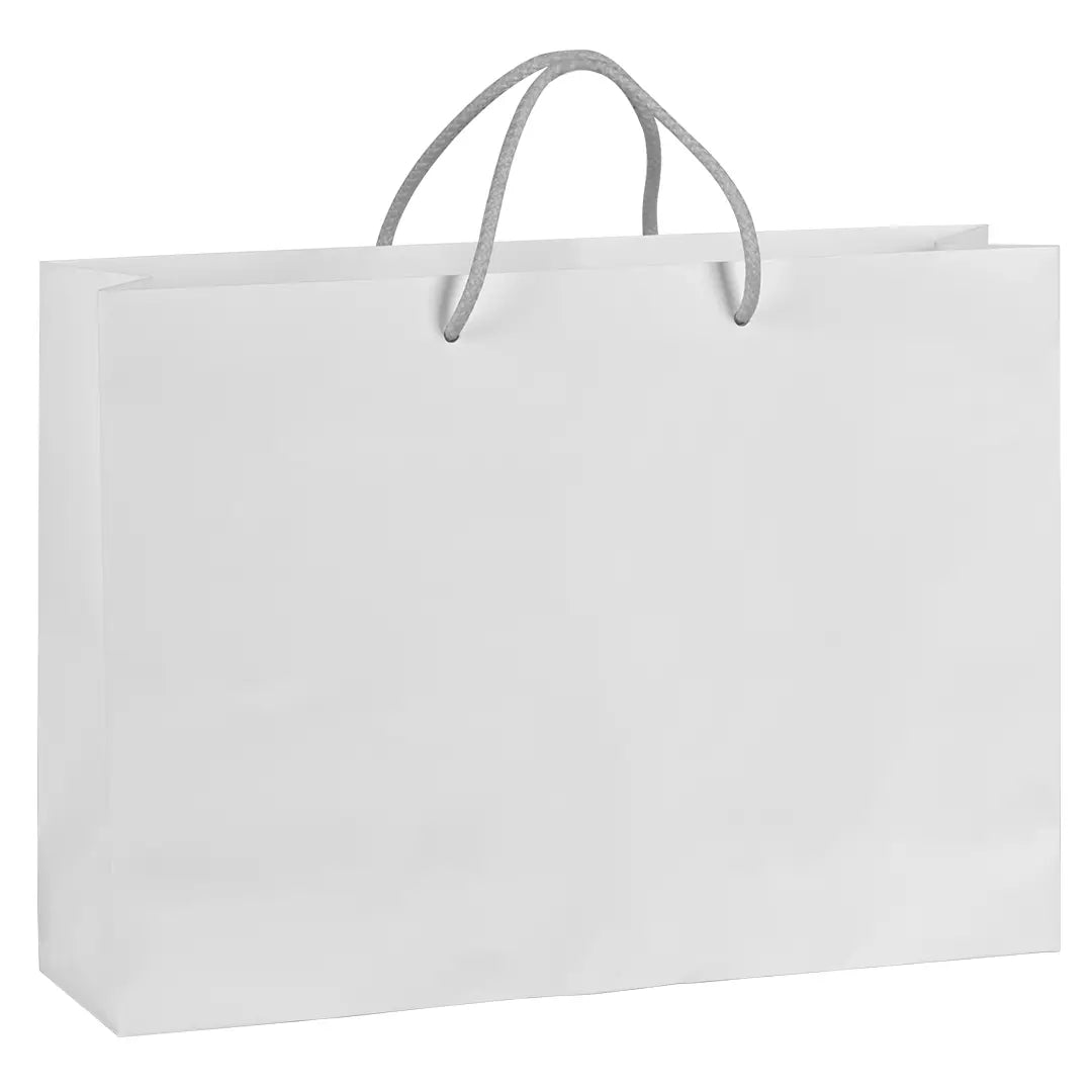 Public Bag, Paper, Laminated, Mat, DINA HO, 34.405.90, 35*24*9cm, white
