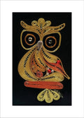 MACEDONIAN CORNER Magnet made in a filigree technique of a heart end with gold