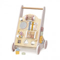POLARB Wooden Toy Producer Activity Baby Walker Rose