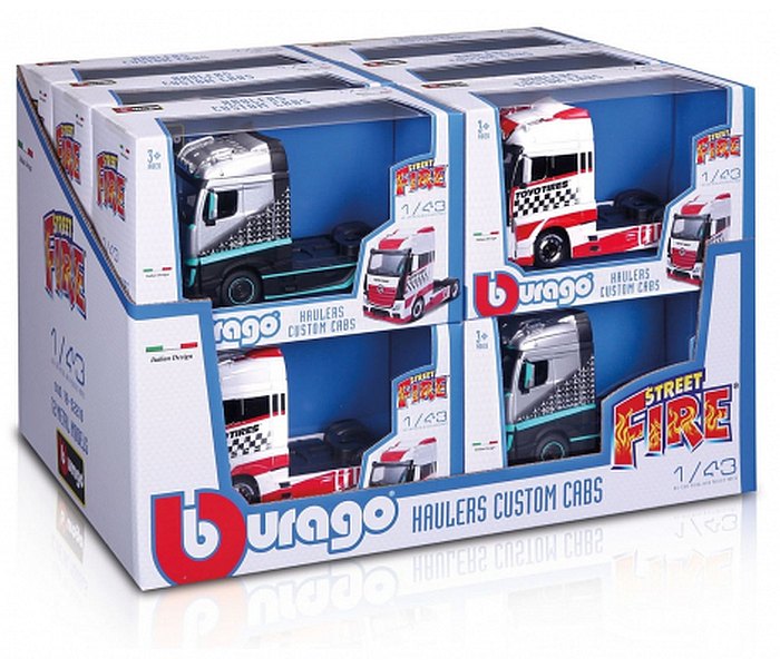 Burgo toy car street fire 1:43