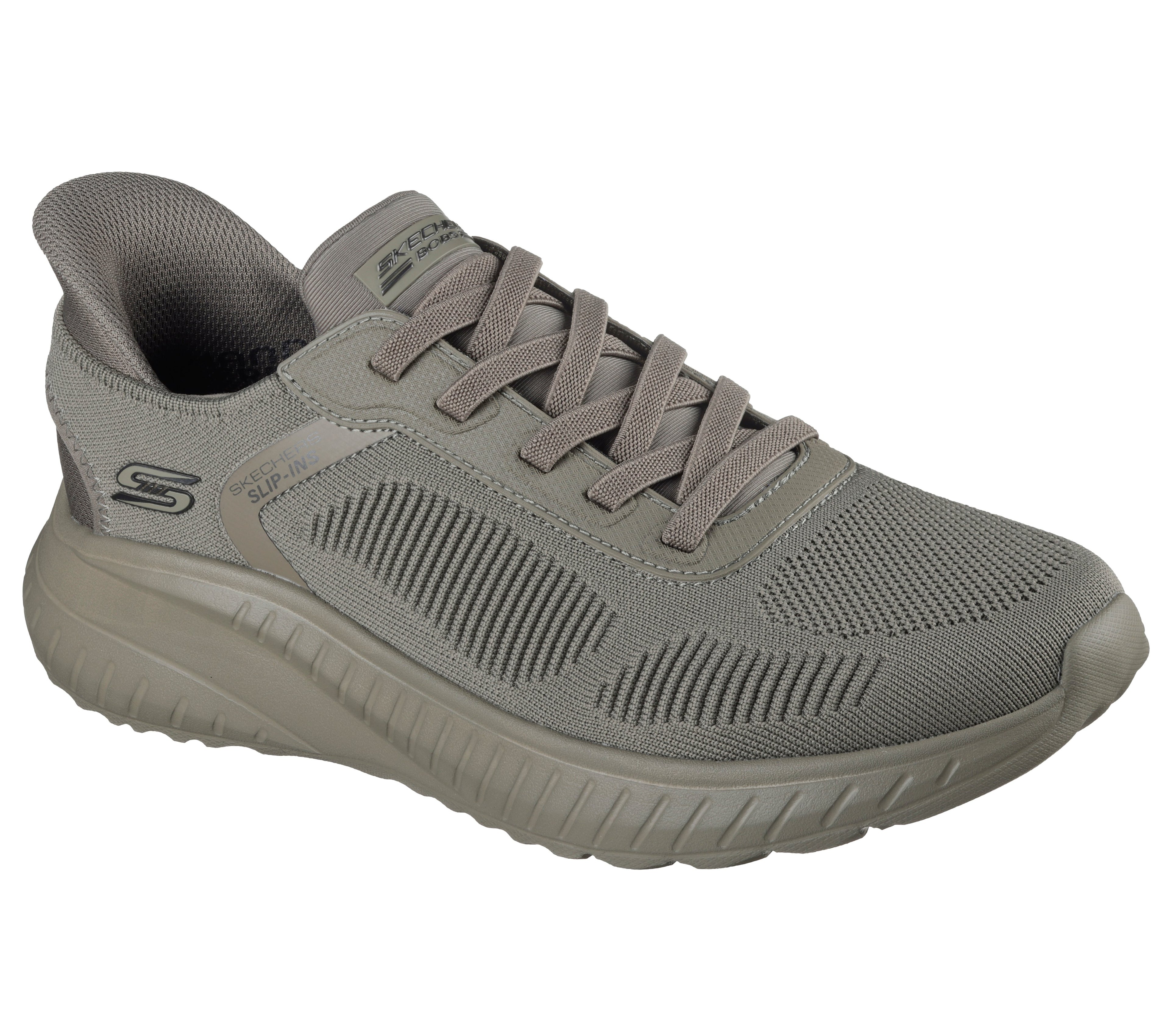 Skechers Men's shoes Bob Squad Chaos - Solid Step, 118312-OLV, olive