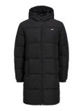 J.J. Rebel Male Jacket J.R.R.B.E.L. logo is a long puffer