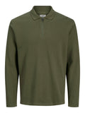 JJ REBEL Men's sweater 12279437, olive paint