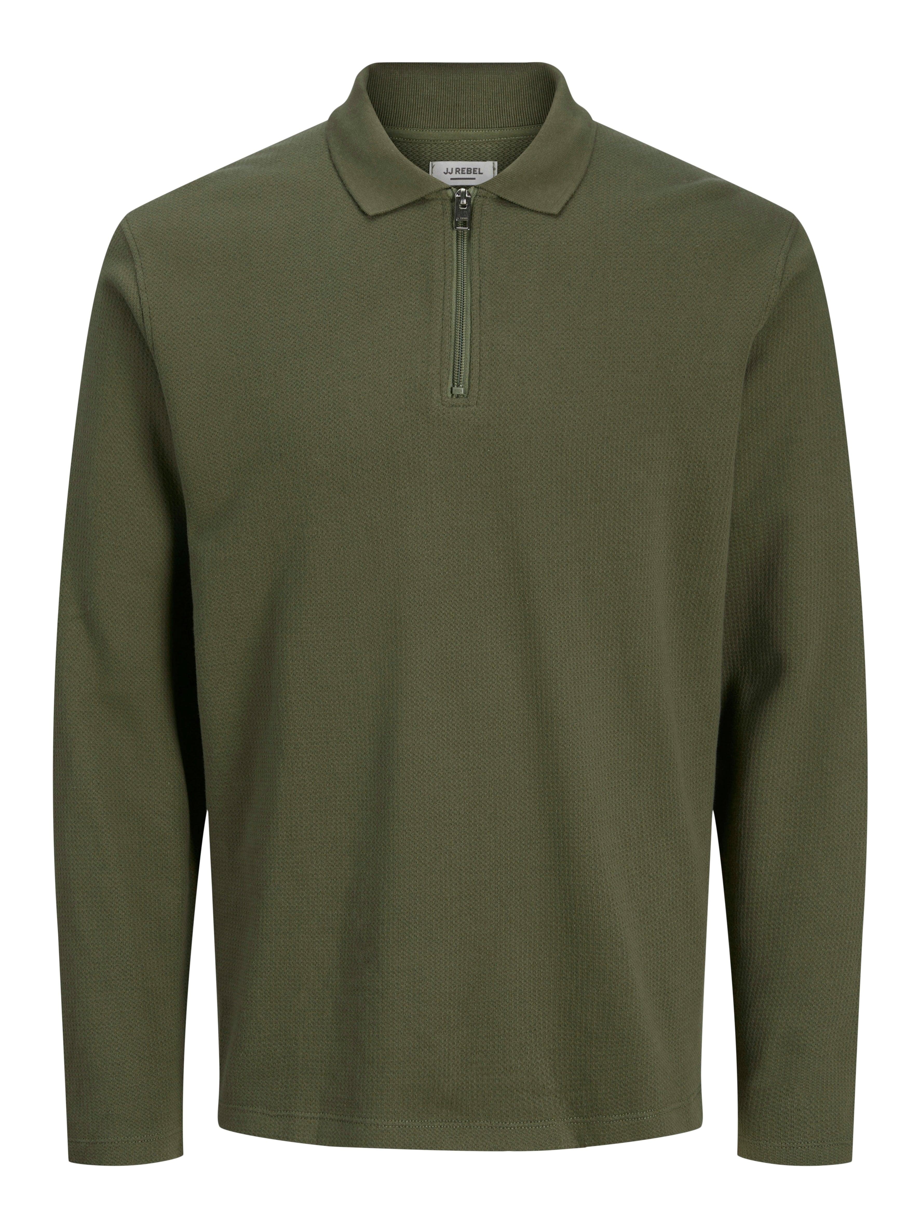 JJ REBEL Men's sweater 12279437, olive paint
