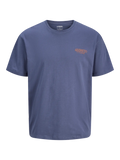 JJ Rebel Man T-shirt JREBROCK SS TEE CREW Neck