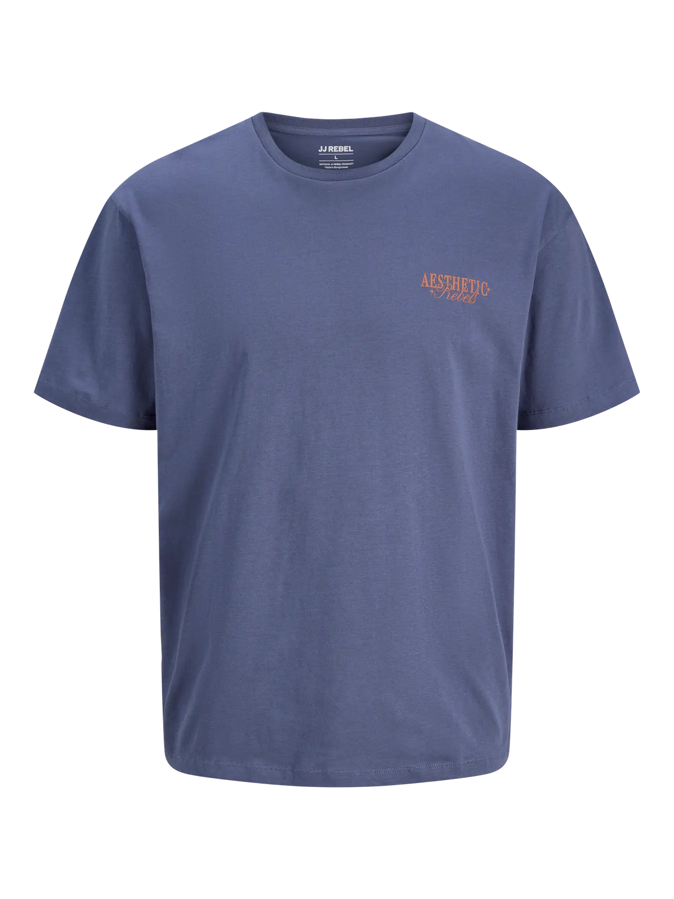 JJ Rebel Man T-shirt JREBROCK SS TEE CREW Neck