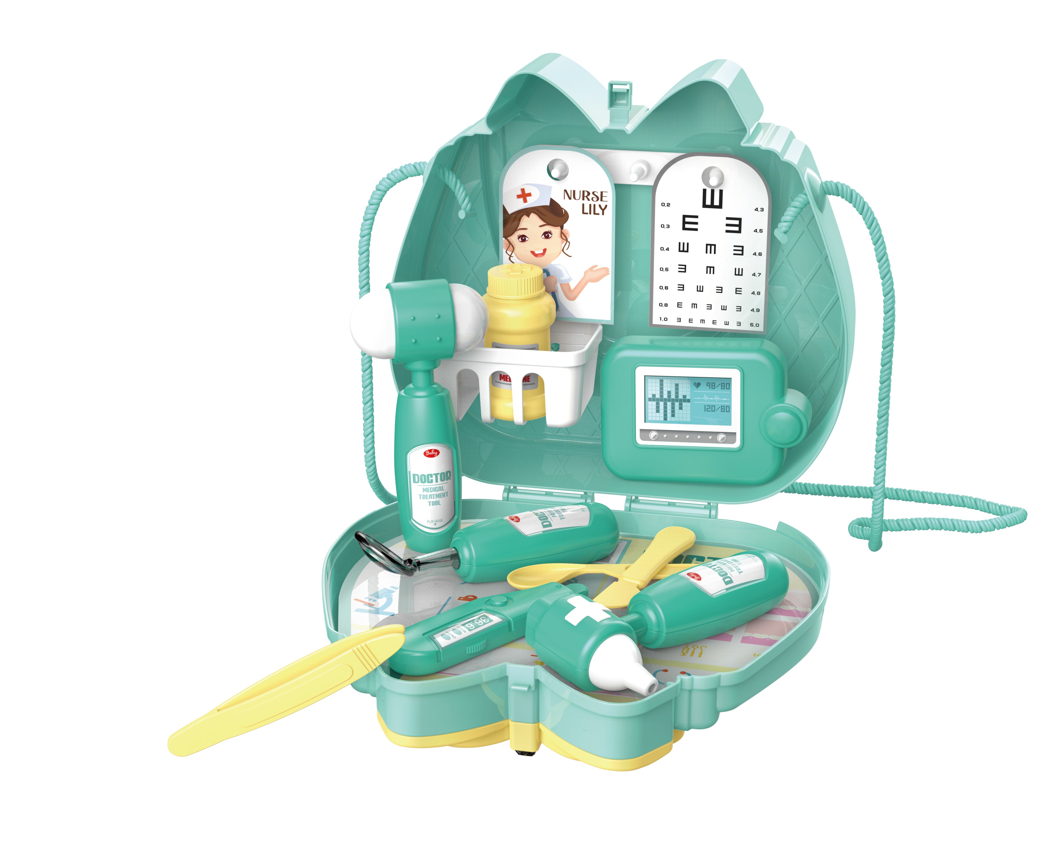 Handbag set for nurses with 17 pieces