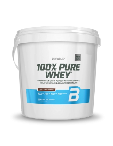 BIOTECH 100% Protein Whey 4000 g - Bourbon and Vanilla