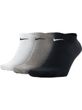 Nike socks 3PPK Value No Show, white, gray and black