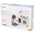 PolarB Wooden Kitchen Classic White with Light and Sound
