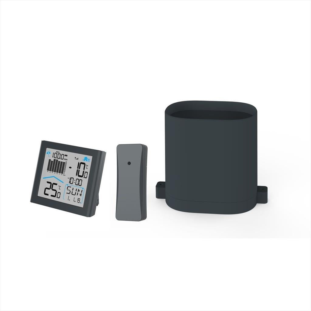 HAMA weather station "rainy" with radio pluviometer 186420