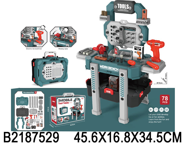 Working Table with Alati 78 Parts