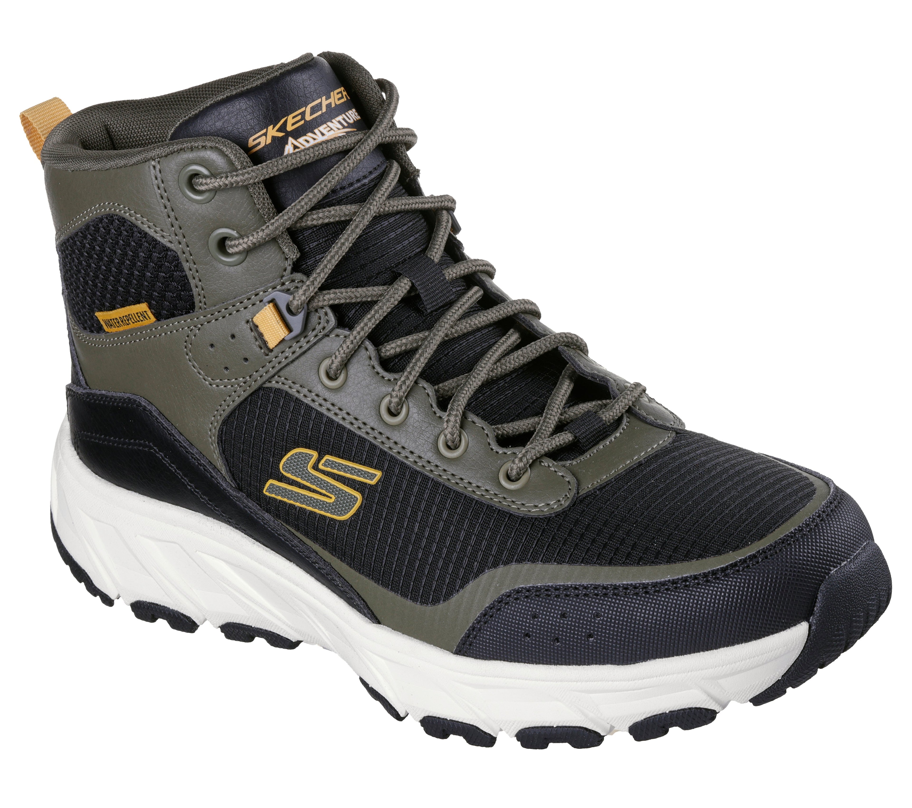 Skechers Men's shoes Hillcrest 2.0 - Woodrock Peak, 237804-OLBK, olive trees