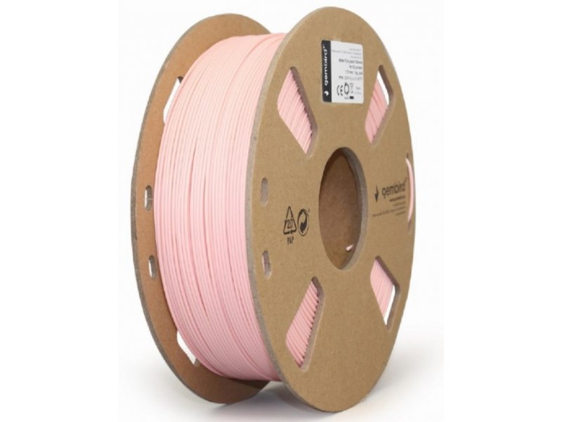 GEMBIRD 3DP-PLA-01-MTP Mat PLA filament for 3D printer, 1.75 mm, pink