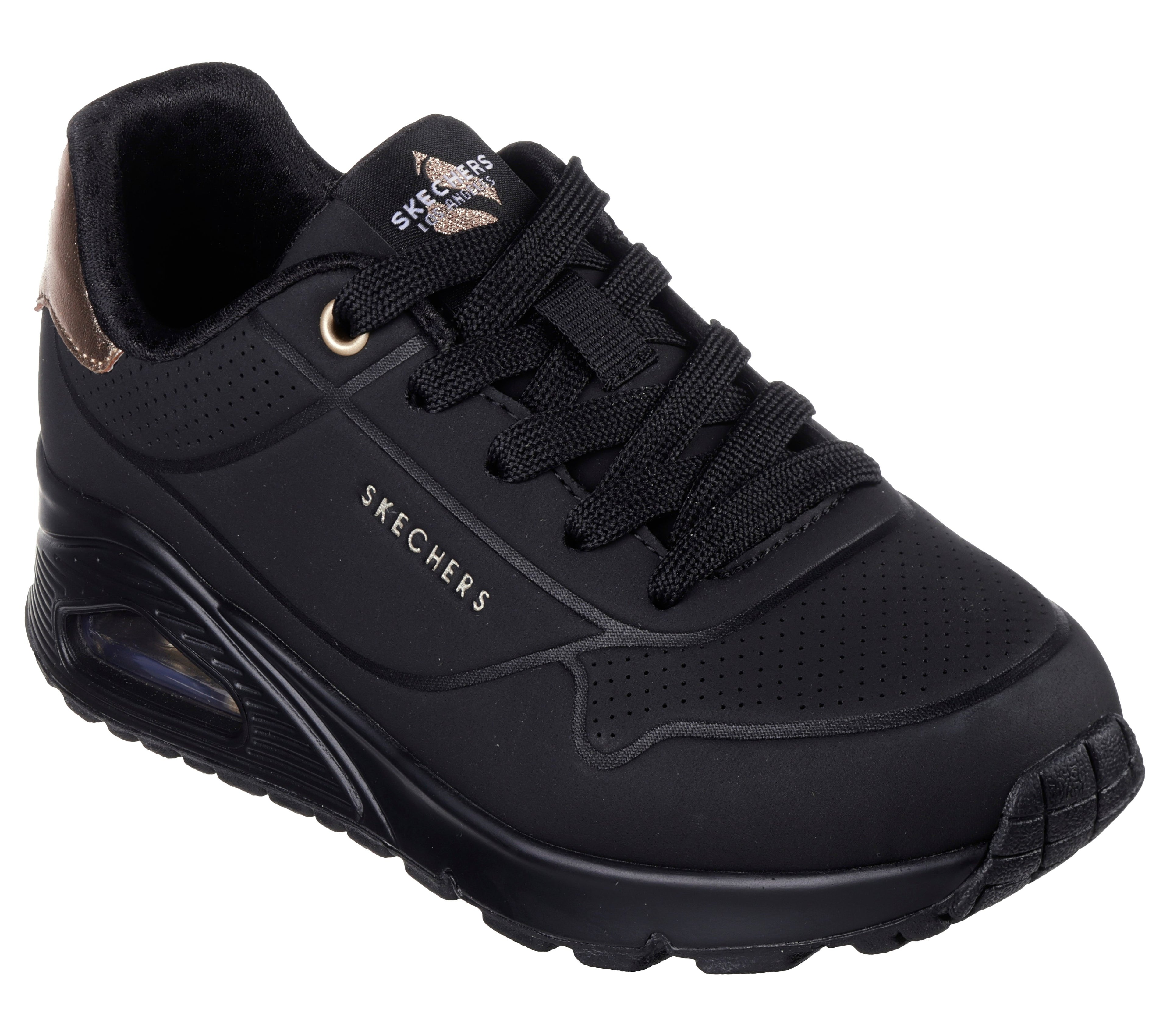 Skechers Tracks for girls Uno Gen1 - Shimmer Away, 310545L-BBK, Black