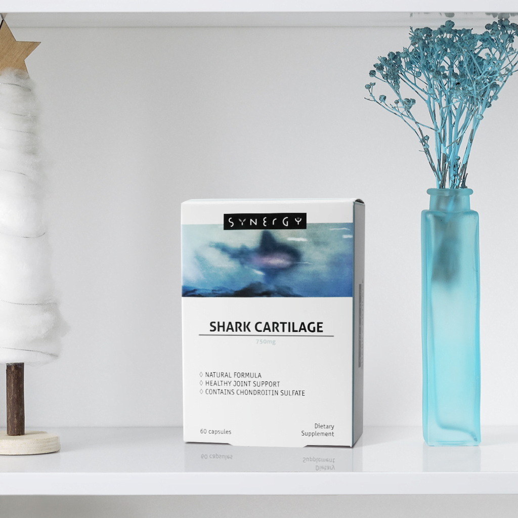 SYNERGY SHARK CARTILAGE Capsules, 60 one plus one gift