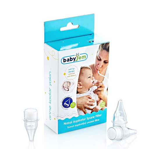 BABYJEM Set of nasal spray filters for 10 pairs.