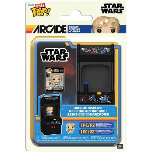 Funko Bitty Pop! Arcade Disney Star Wars Luke Display Case