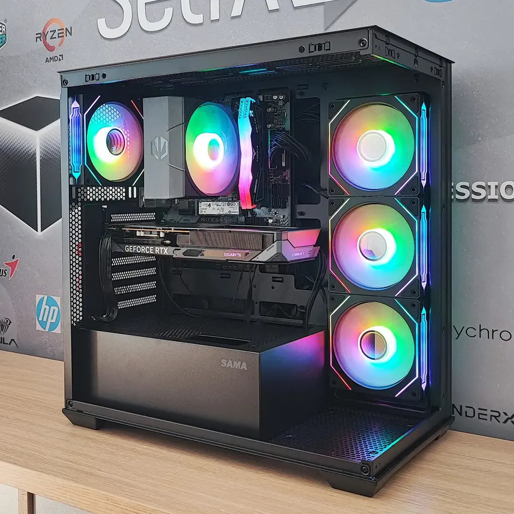 PowerCube Gaming Desktop Computer G4250 Chimera Gen9 Ryzen 5 9600X/ 32GB DDR5/ NVMe 1.0TB/ RTX5060Ti 16GB