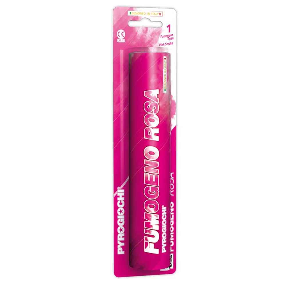 Pyrogiochi Silver Curtain Colored Smoke Bomb 43048 19.8x3.6 cm, Rosea