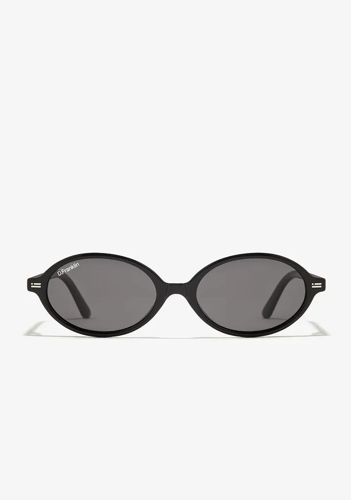 Unisex sunglasses D. Franklin ultra light elliptical, black