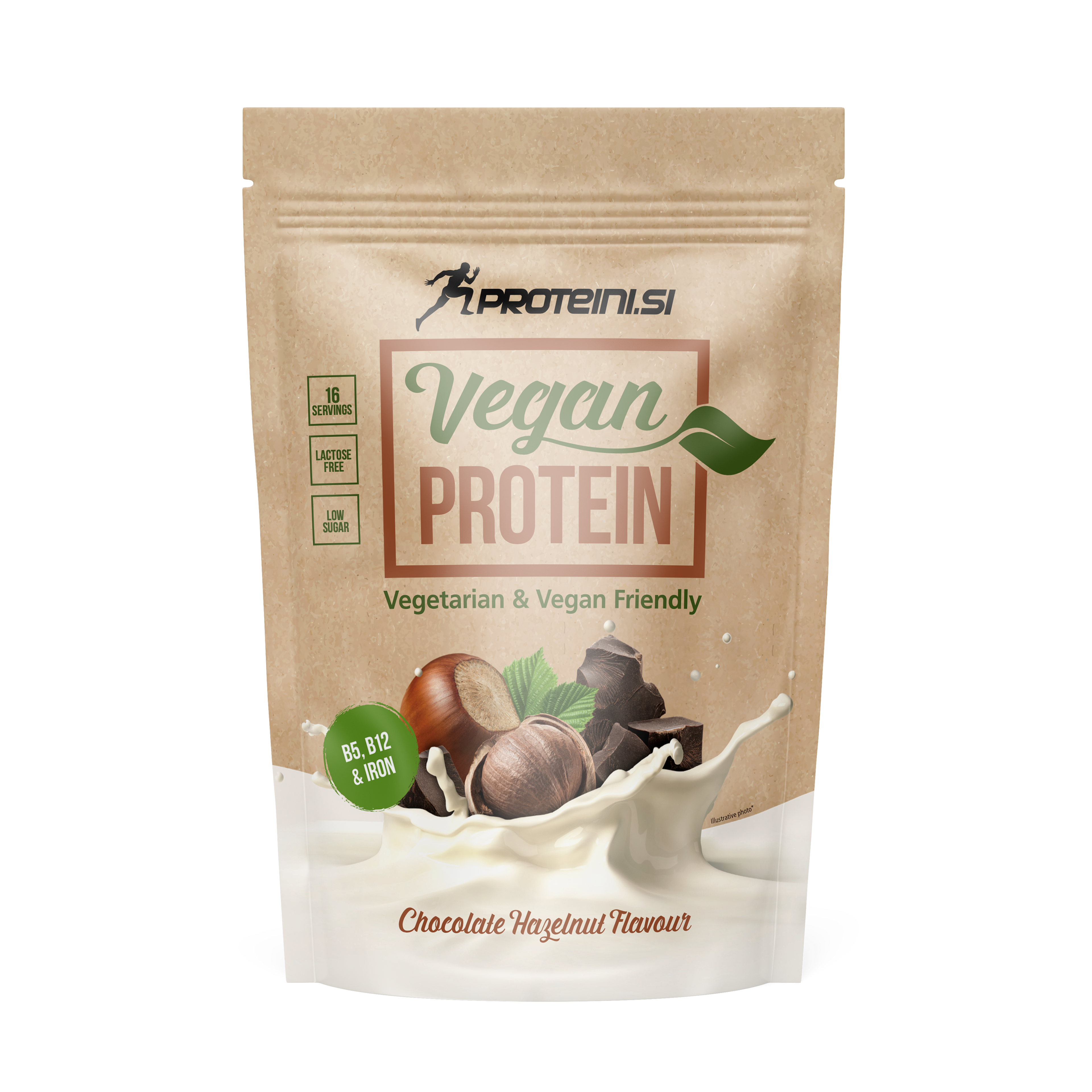Protein.SI Vegan Protein - Chocolate with a spoon 500g