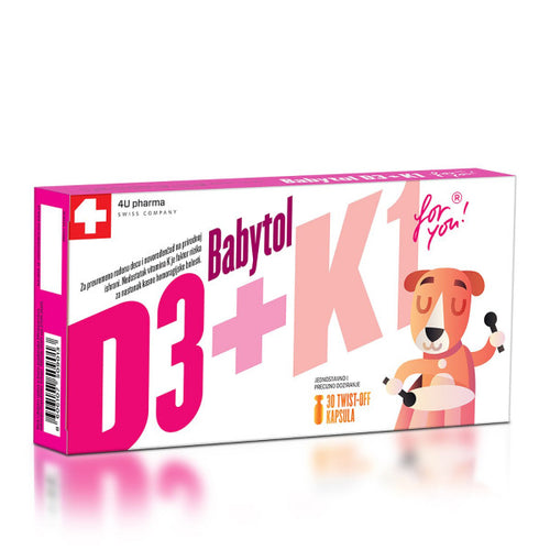 4 UP Mutlivitamin for children Babytol D3+K1 30/1