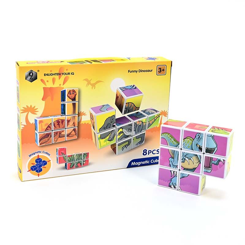 LOCO CROCO Seven magnetic dice eight pieces
