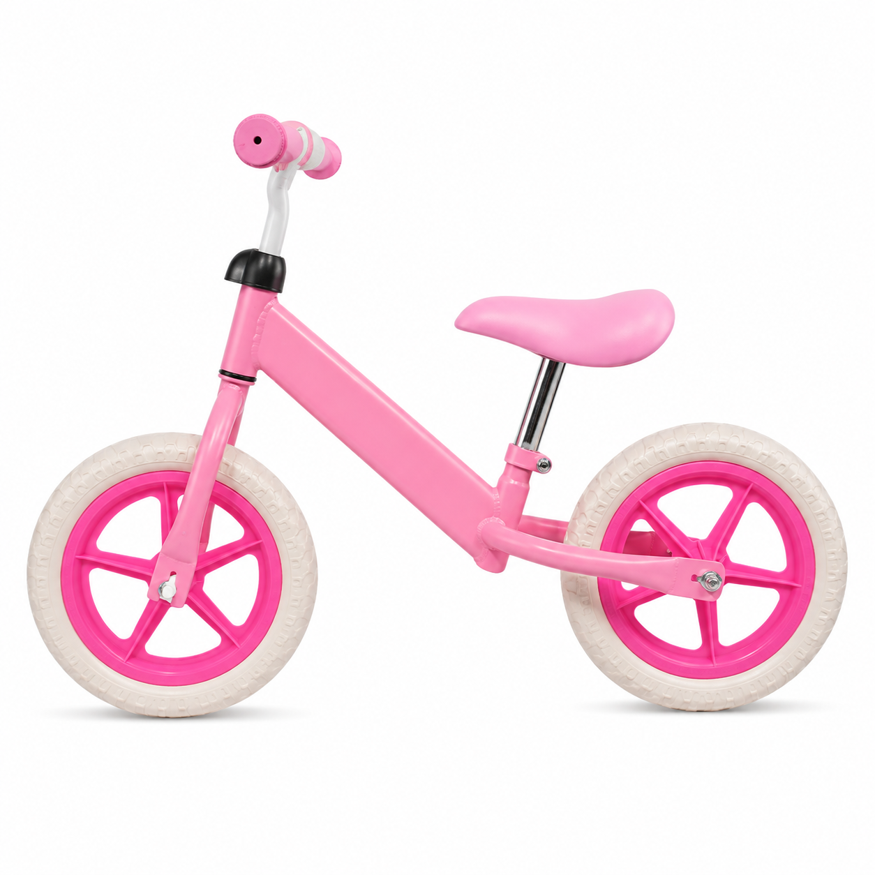 Children's balance bicycle, 28x15x55 cm, pink