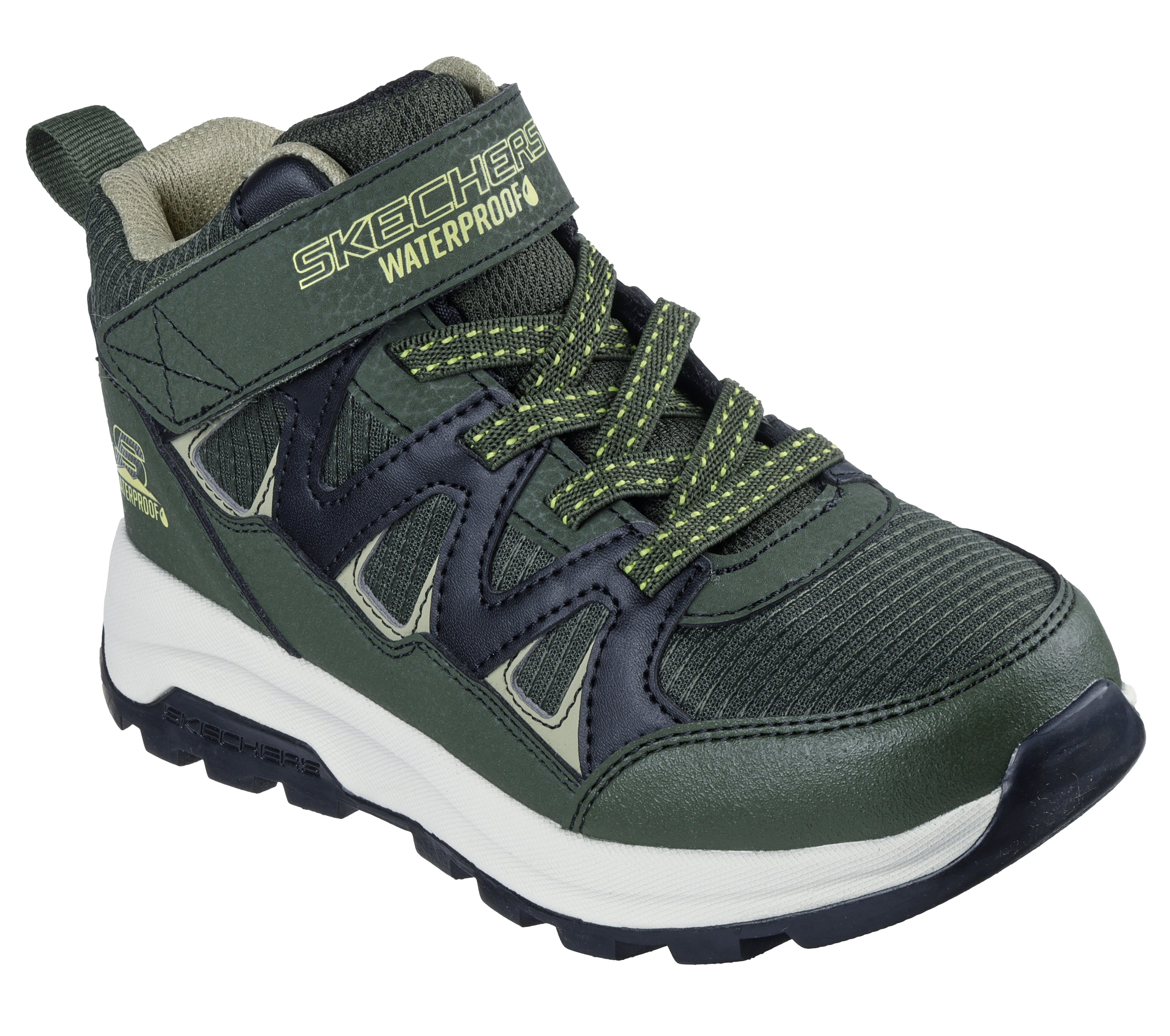 Skechers Boots for boys Storm Blazer - Drizzle Squad, 406377L-OLBK, olive trees