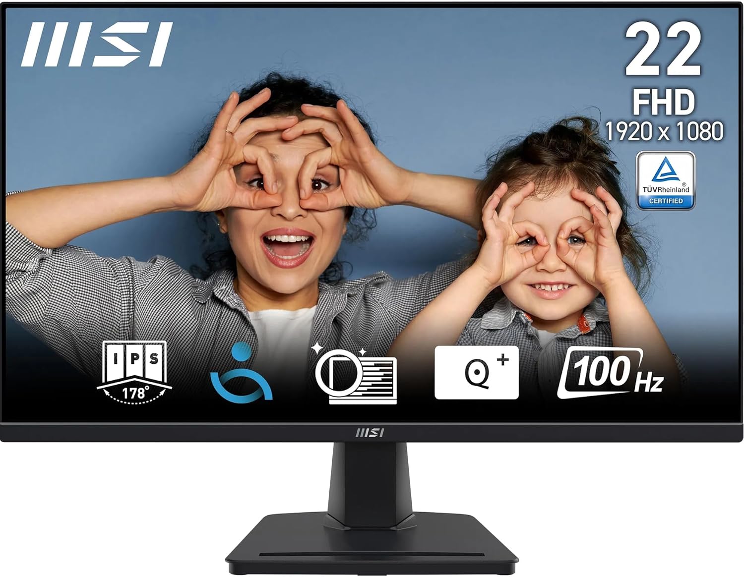 MSI monitor PRO MP225V shoulder 22", 1920x1080 FHD, VA, 100Hz, 1 ms, HDMI/VGA