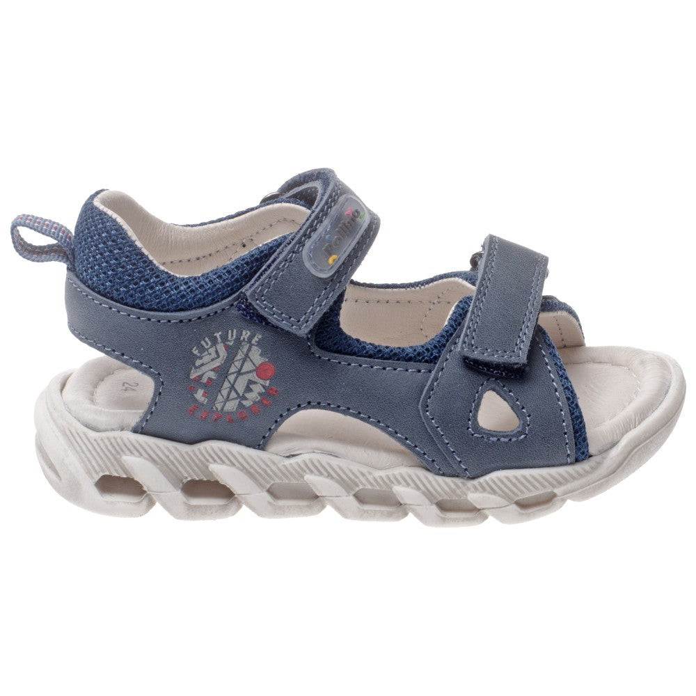 Pollino baby sandals for boys 4277, blue