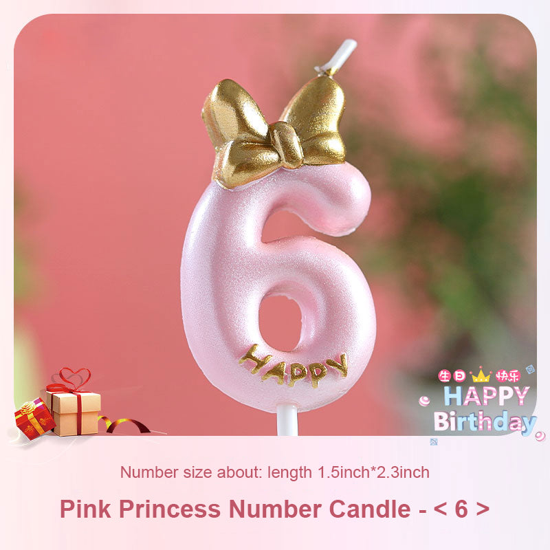 Birthday candles with drop and spoon