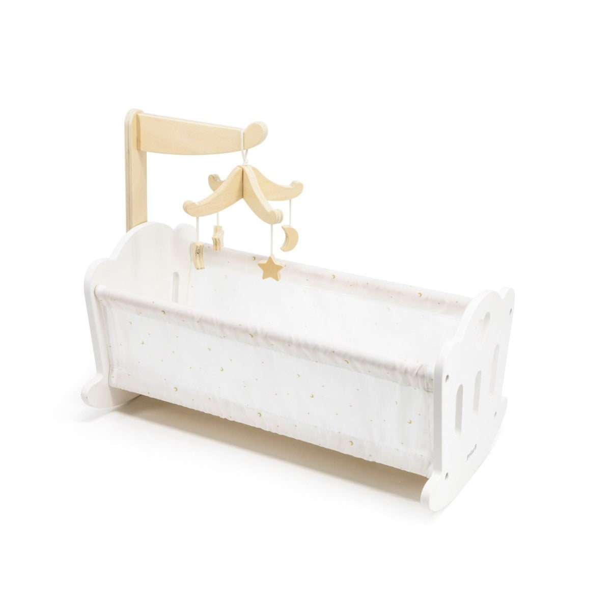 PolarB Wooden Crib for the Doll