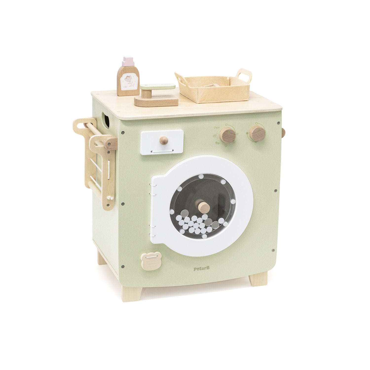 PolarB Wooden Children's Retro Pearl