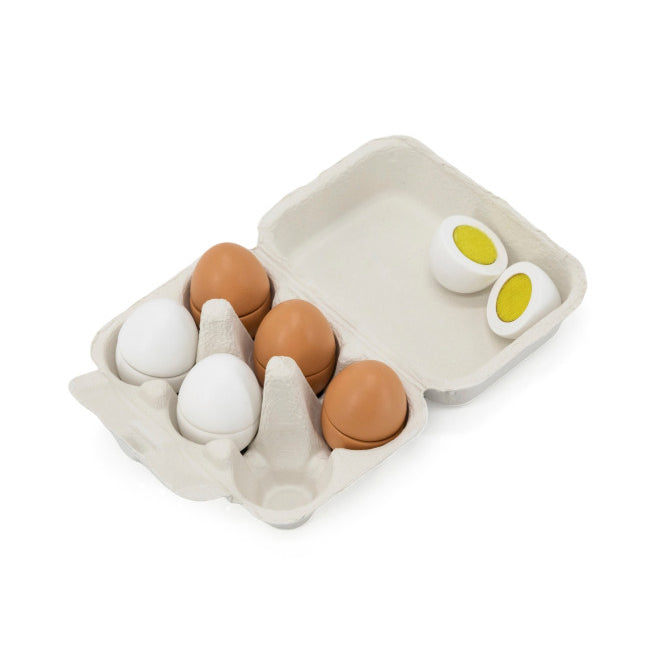 VIGA Wood Set Egg with Glue 6 Pieces