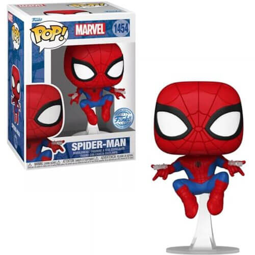 Funko Pop! Spider-Man (with Webshooters) (Special Edition) #1454 Bobble-Head Figure