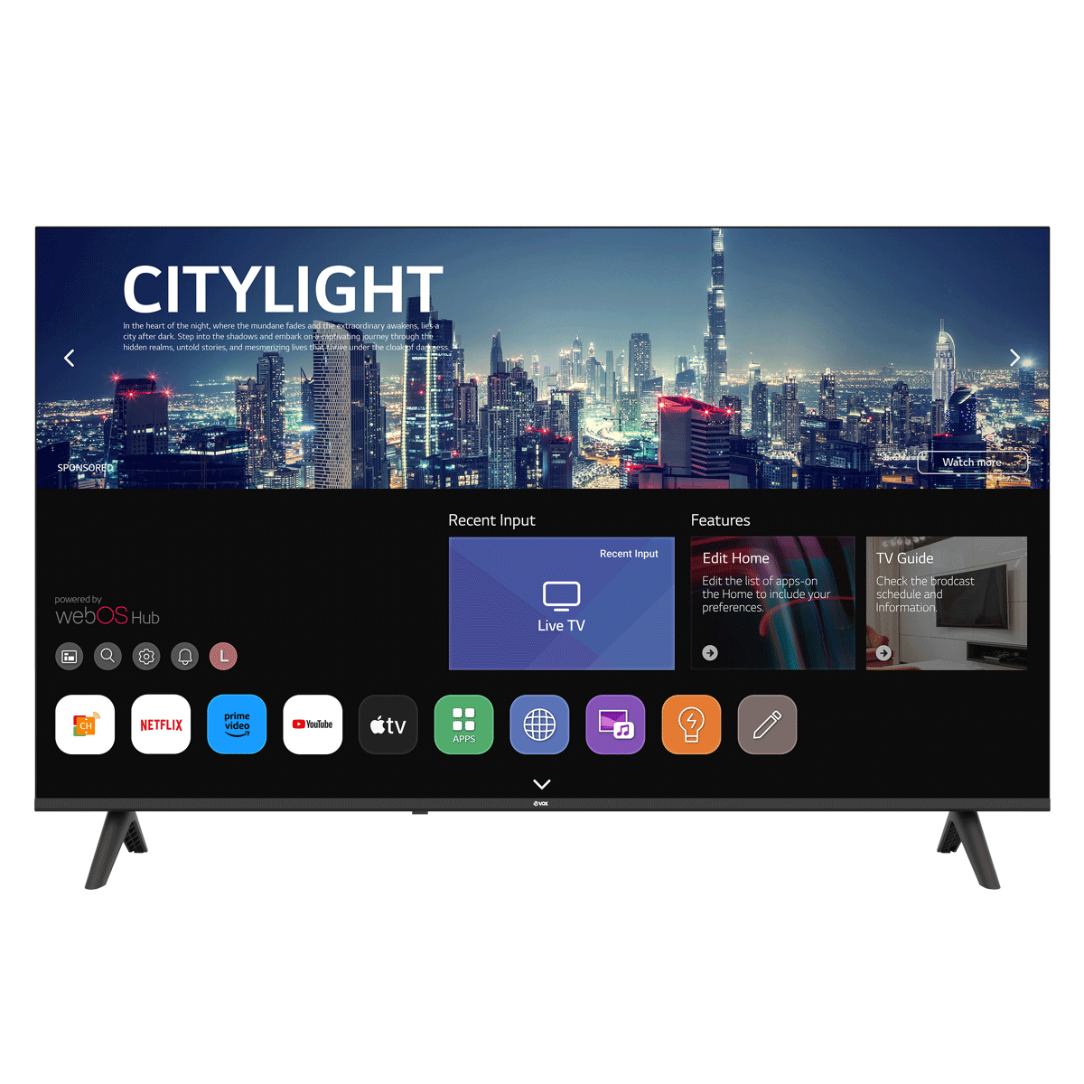 VOX TV 50WOS684BU UHD 4K Direct LED 50"