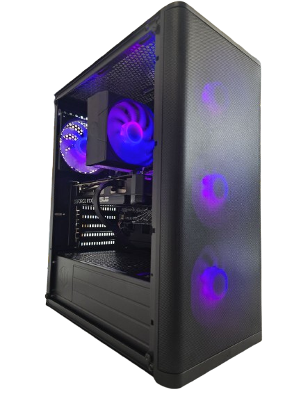 Insomnia Shadow Blaze XT computer configuration: B650M, R5 9600X, 32GB DDR5-6000, RTX5060Ti16GB, 1TB