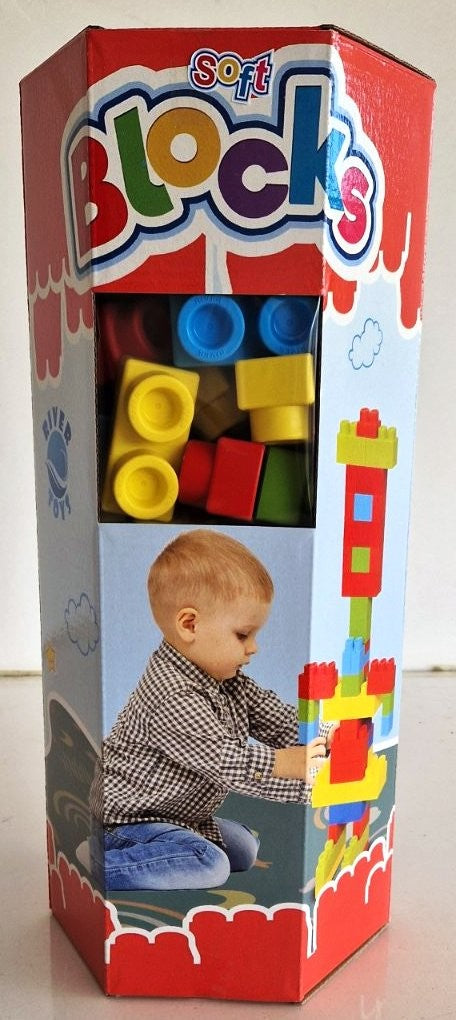 Rubber boxes in a hexagonal box 56 pieces