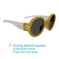 Chicco Children's sunglasses 0m+ Beige Smoky Lenses Run