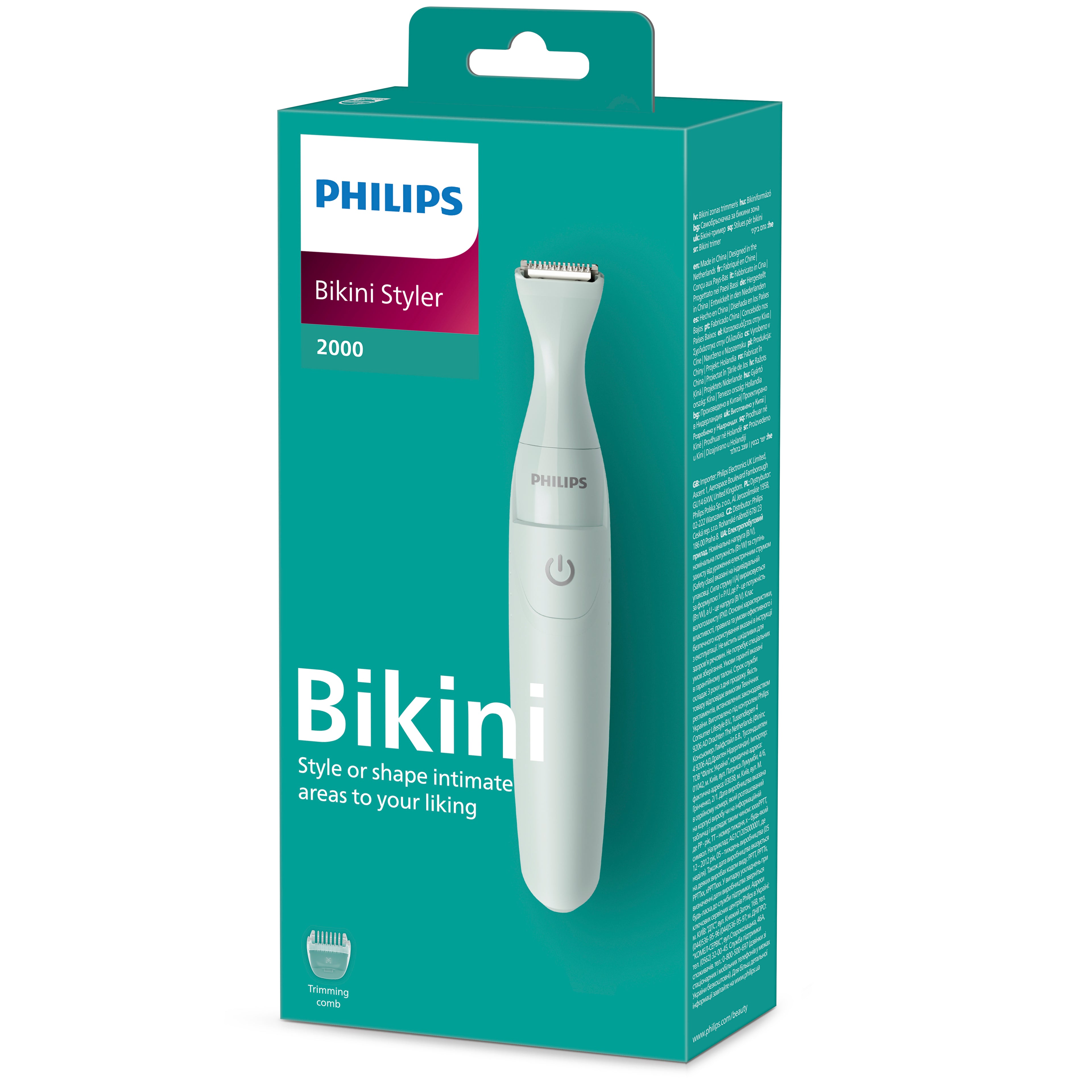 Philips bikini styling bikini trimmer 2000 BRT398