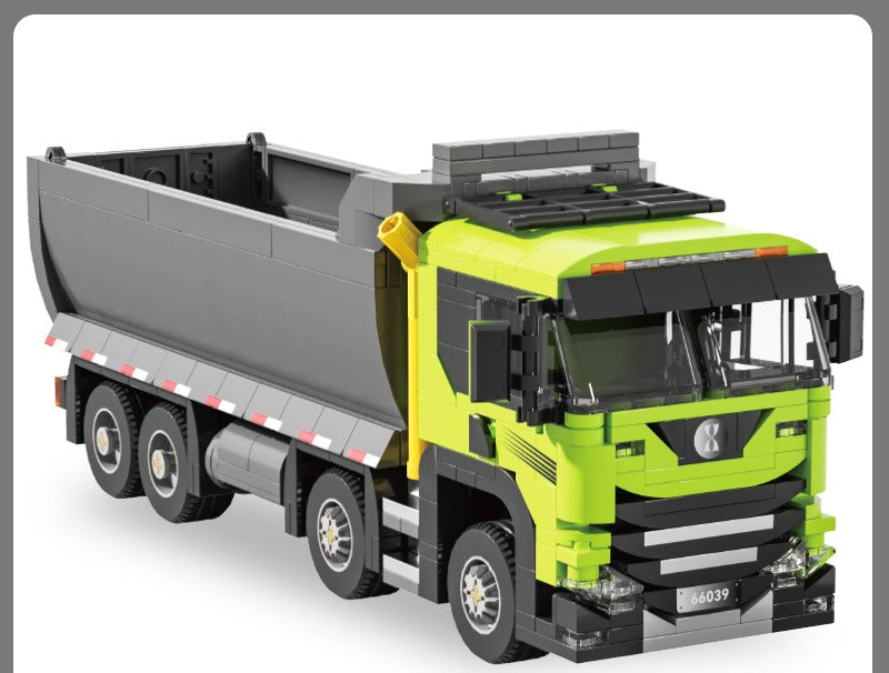 Building blocks European truck with 614 parts