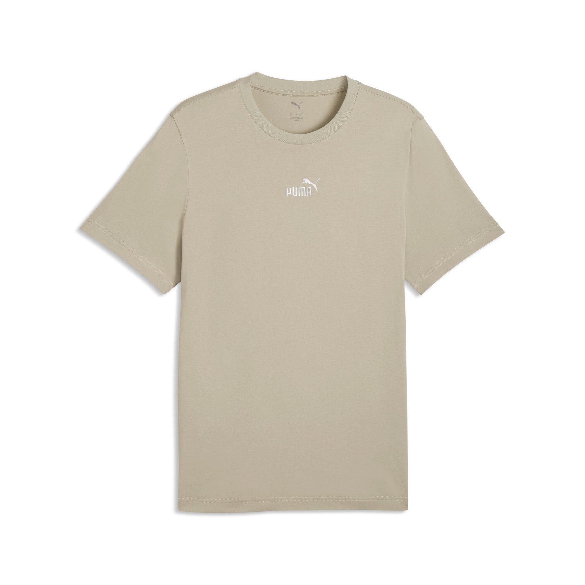 Men's T-shirt Puma Ess Small No.1 with logo in the center, 692912-61, light green