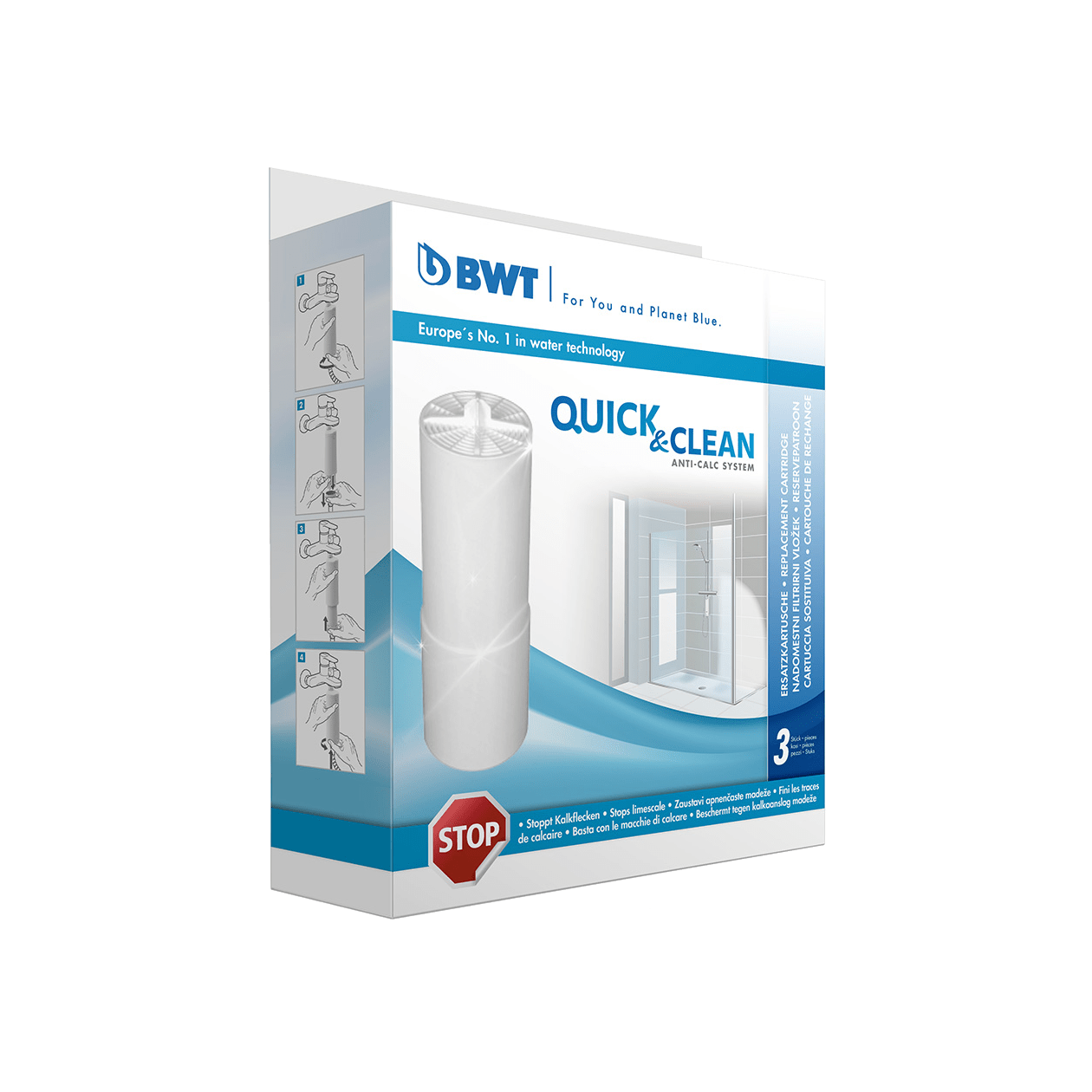 BWT Quick and Clean Soft Shower Water Filter