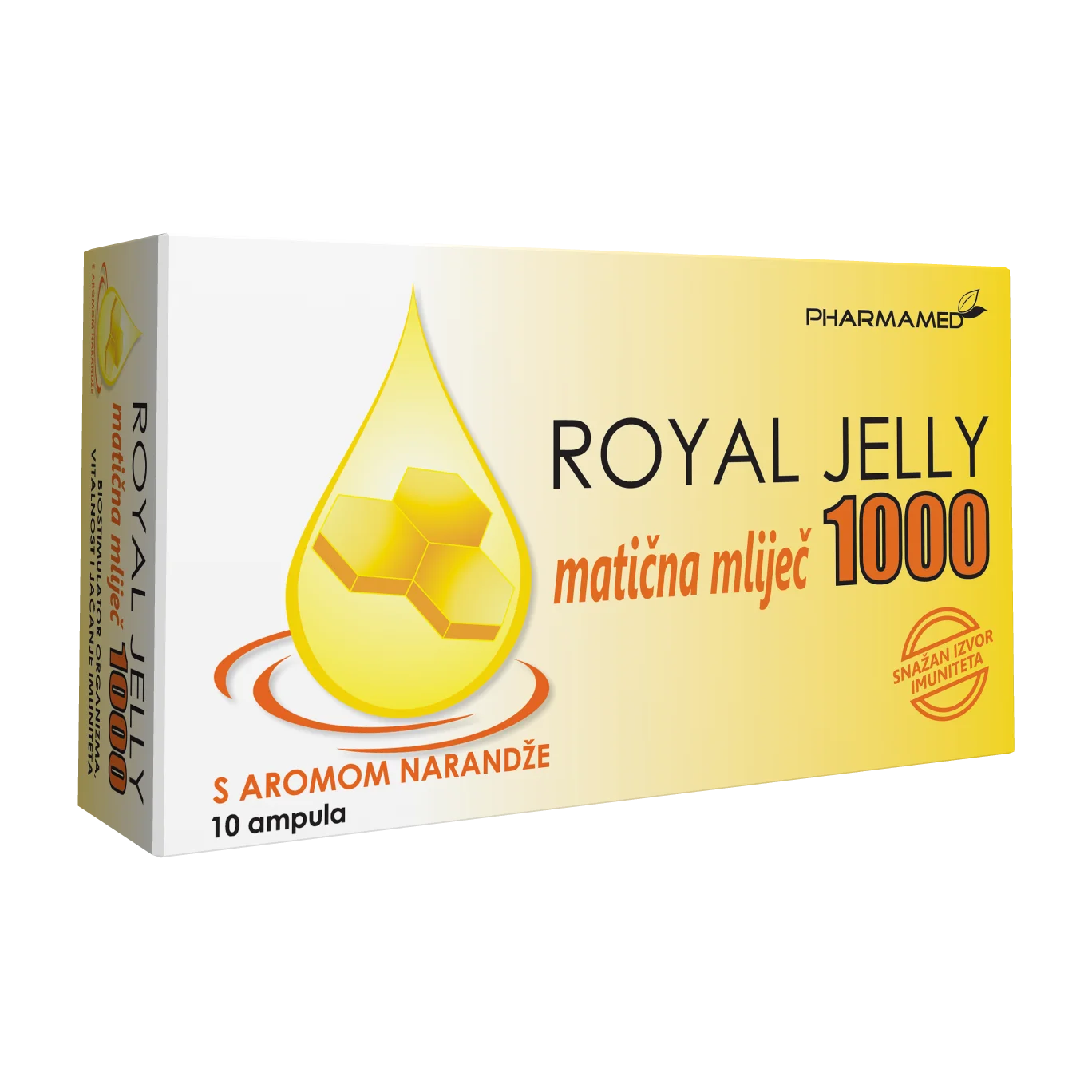 PHARMAMED Milk royal jelly 1000 mg with acerola 10 cups