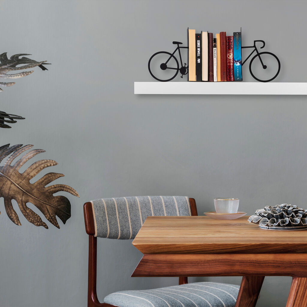 Wallxpert 2 book holder, book barrier, black