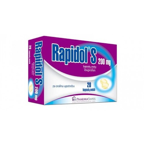 Pharmaceuticals Rapidol 200 mg, 20 soft capsules