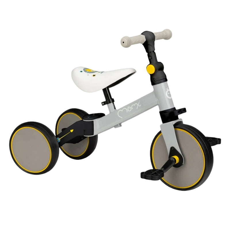 MoMi Children's Tricycle Loris 4 in 1, Grey