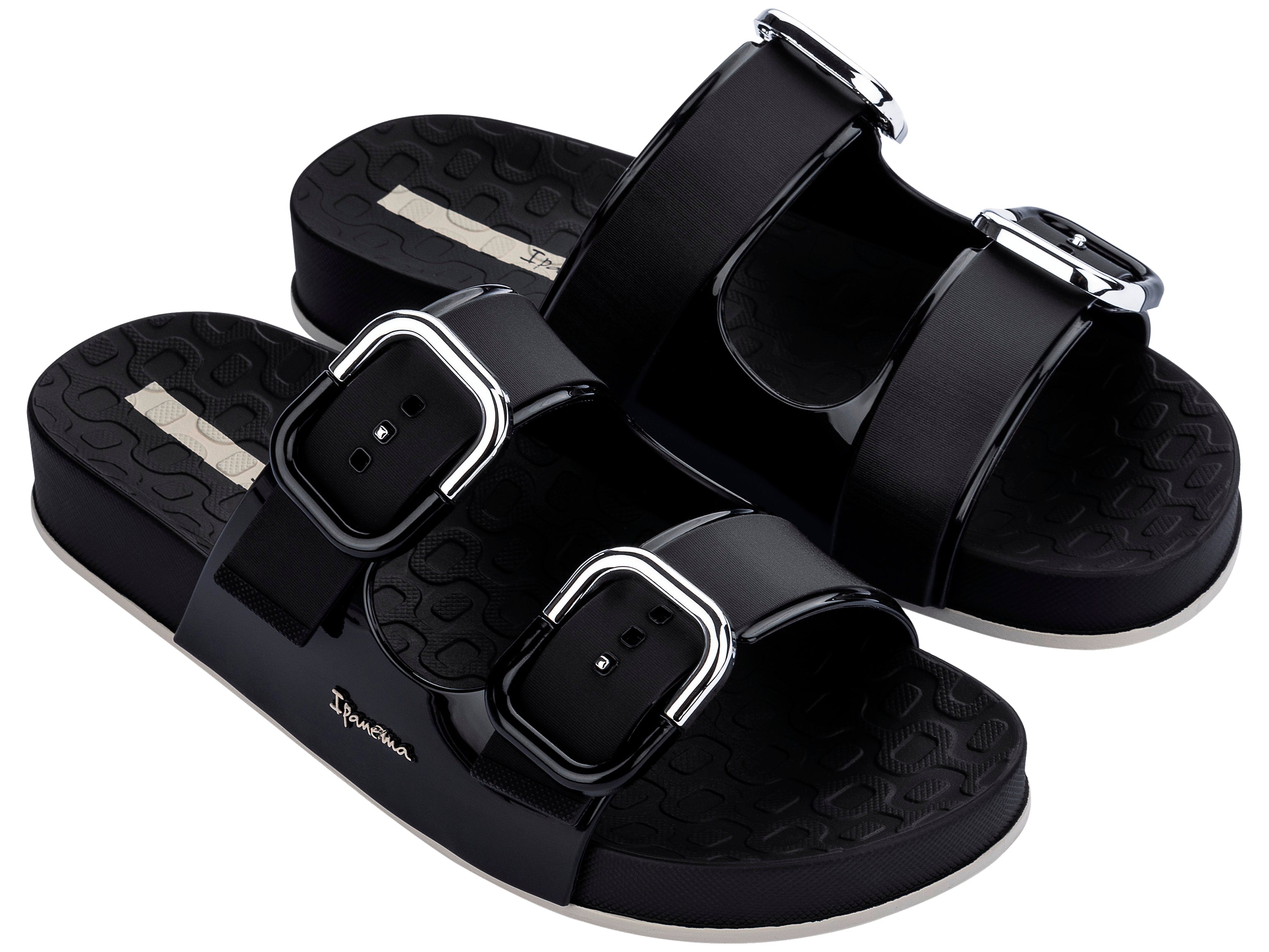 Female poppies Ipanema 83781-BP297, Shore Slide Fem, black